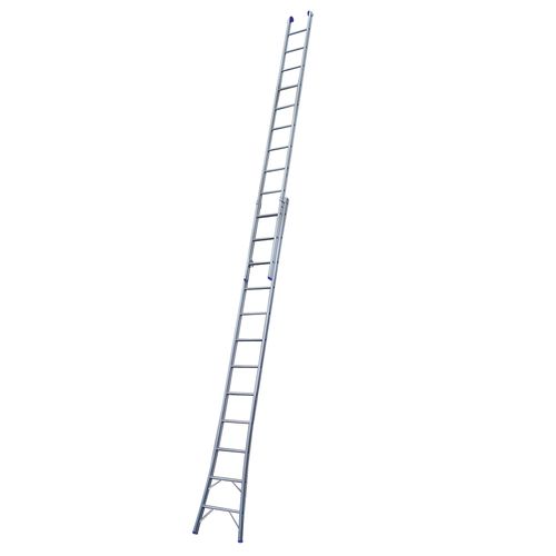 Escada Mor Extensível 2X12 com 24 degraus de alumínio - 5167