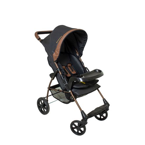 Carrinho para Bebê Galzerano Romano 1035PTC - Preto e Cobre