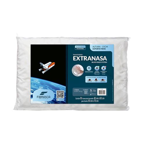 Travesseiro Fibrasca Extranasa íons de prata – 50 x 70cm