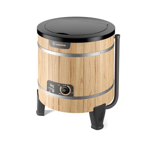 Lavadora de roupa semiautomática Wanke Tradicional 5 Kg - Madeira
