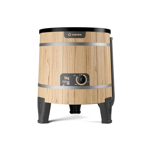 Lavadora de roupa semiautomática Wanke Tradicional 5 Kg - Madeira