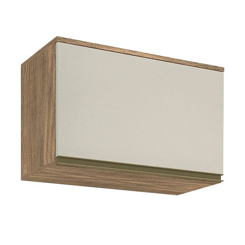 Aéreo Basculante Móveis Canção DB Lare Veneza 8887 com 1 Porta Basculante - Ameixa Negra/ Sand