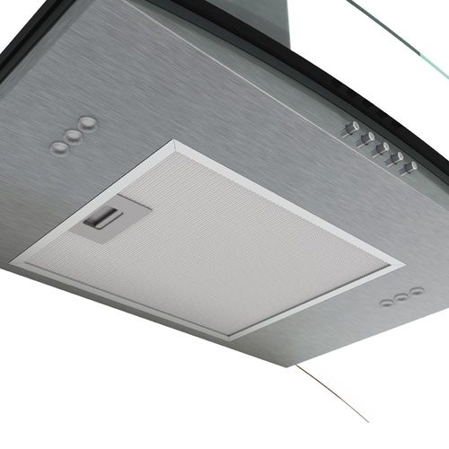 Coifa Nardelli Vidro Curvo Clean Kromanox 80cm