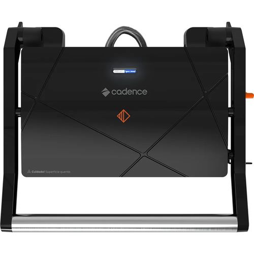 Grill Chapa Dupla Cadence  GRL616  - Preto