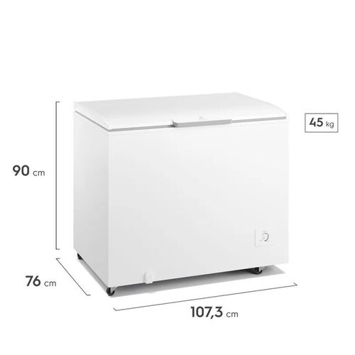 Freezer Horizontal Electrolux 314L HI330 - Branco