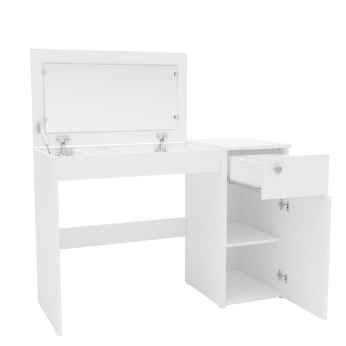 Penteadeira Politorno Iracema 01 Porta e 01 Gaveta - Branca