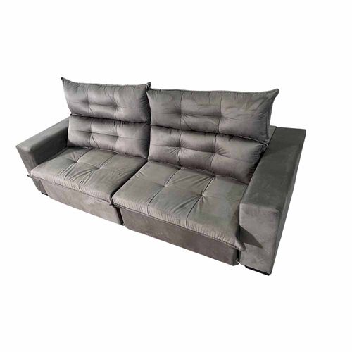 Estofado Morato 2 Lugares Antonia Retrátil e Reclinável 2,30M - Café