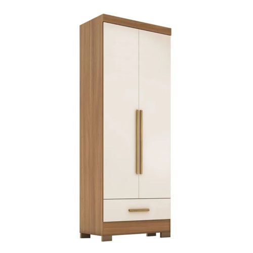 Roupeiro Rodial Smart Plus Módulo 2 Portas e 1 Gaveta 51GR2123 - Cinamomo/Off-White