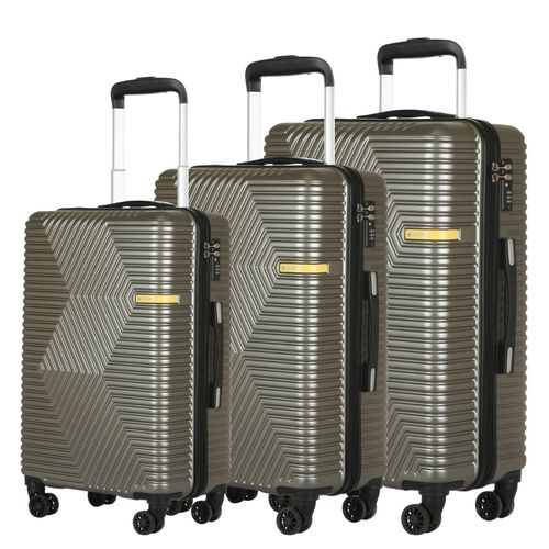 Mala Para Viagem Dubai BKR Tamanho Médio Cor Ouro