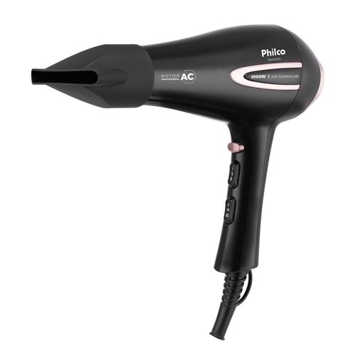 Secador de Cabelo Philco PSA3250 Tourmaline com Íons 2100W - Preto