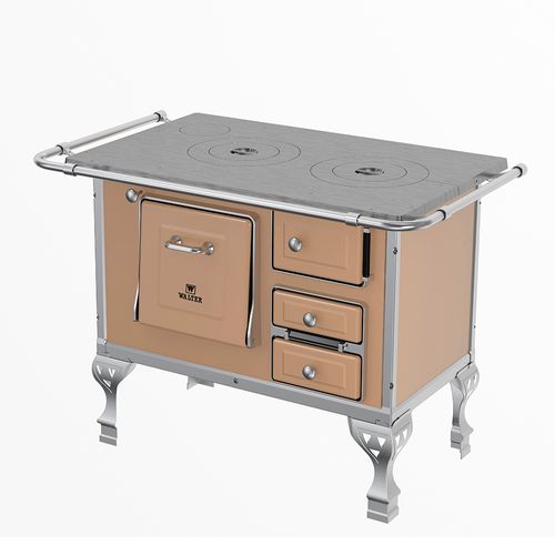 Fogão a Lenha Walter N1 Lado Esquerdo – Bege