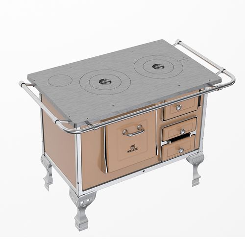 Fogão a Lenha Walter N1 Lado Esquerdo – Bege