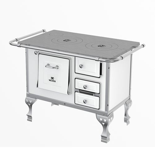 Fogão a Lenha Walter N1 Lado Esquerdo – Branco