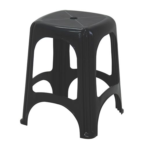 Banqueta Tramontina Niterói Preta PVC - 92411009