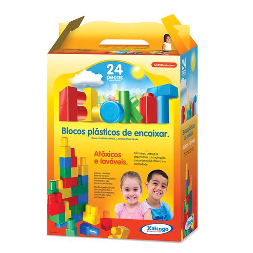 Blocos de Montar Xalingo Blokit 24 Peças