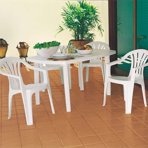 Cadeira Tramontina Bertioga PVC 92207010 - Branca