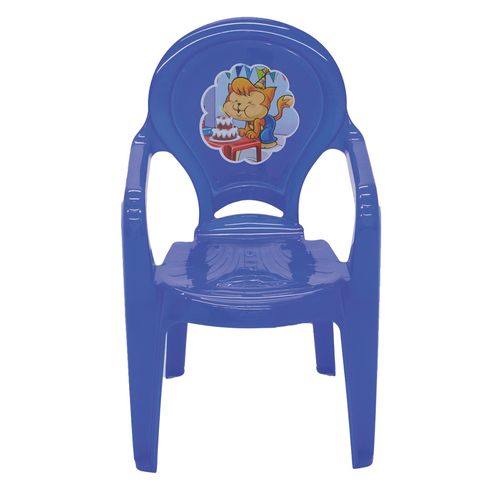 Cadeira infantil Tramontina de PVC - Catty Azul