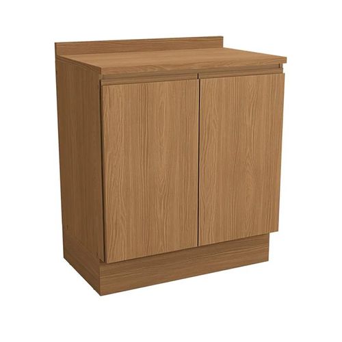 Balcão com Tampo Kappesberg Ciela CB1223 88X80 02 Portas - Canela