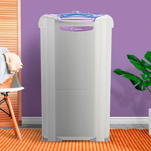 Lavadora de roupa semiautomática Wanke Barbara 10 Kg - Branca