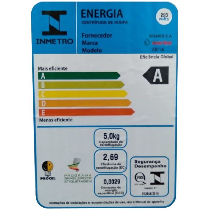 cod 10091561 centrifuga wanke sofia mais