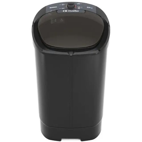 Lavadora de Roupa Tanquinho Mueller Semiautomático 20Kg MLT20B - Preto