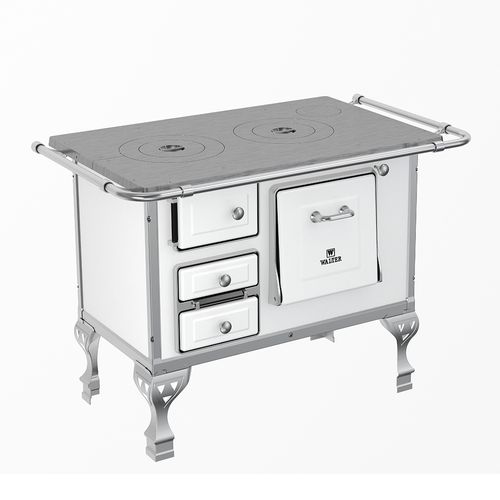 Fogão a Lenha Walter N1 Lado Direito – Branco
