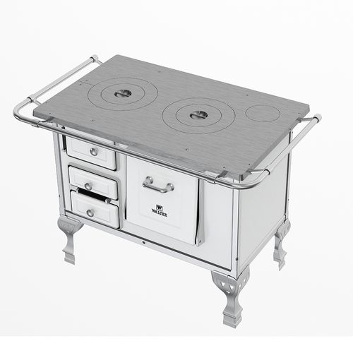 Fogão a Lenha Walter N1 Lado Direito – Branco