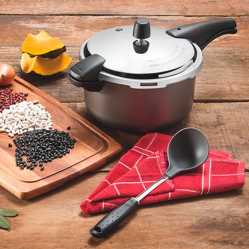 Panela de Pressão Tramontina Vancouver Starflon 06 litros - Grafite - 20589/624