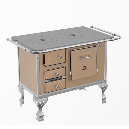 Fogão a Lenha Walter N1 Lado Direito – Bege