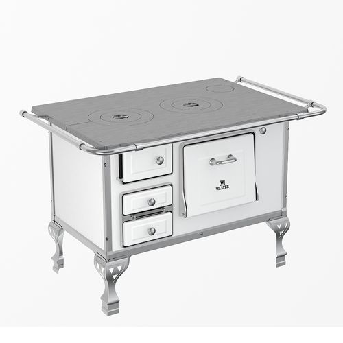 Fogão a Lenha Walter N2 Lado Direito - Branco