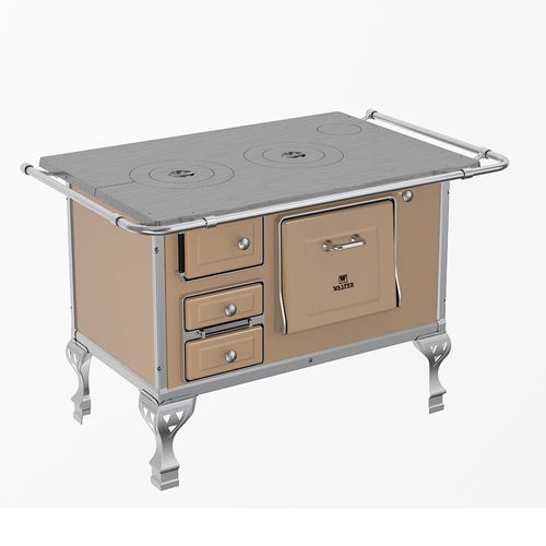 Fogão a Lenha Walter N2 Lado Direito - Bege