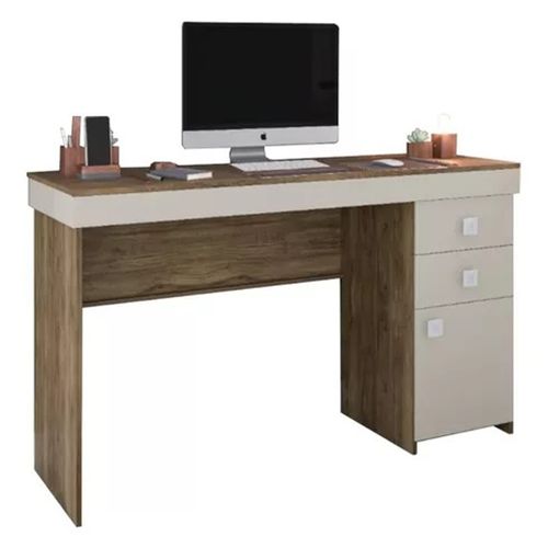 Escrivaninha Unibras GS-001 Mesa para Computador 22950 - Castanho e Ibiza