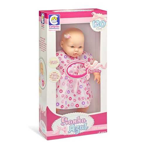 Boneca Cotiplás Sonho Azul 120 Frases 2072