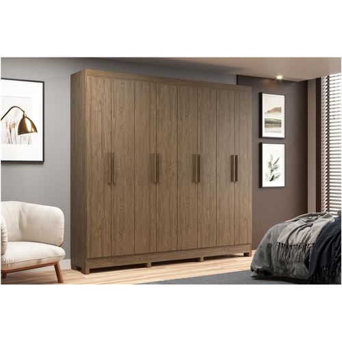 Roupeiro Decibal RP1803 08 Portas - Wood