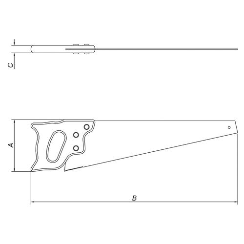 Serrote de Mão Tramontina Profissional 22" - 43240022