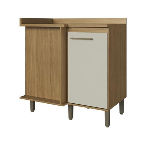 Balcão de Canto Concept Decibal CO7113 1 Porta - Ipê