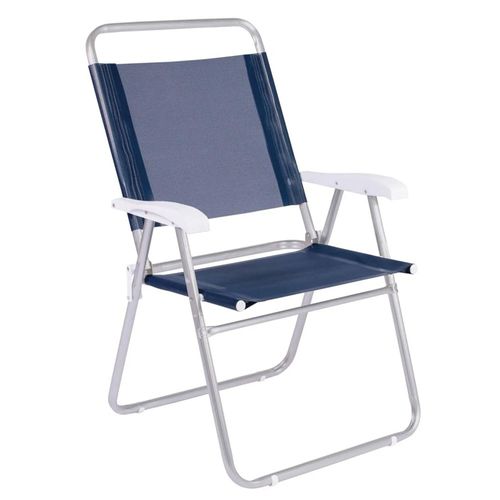 Cadeira Mor Master Plus Alumínio - Azul