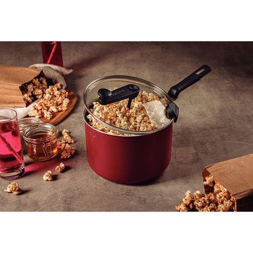 Pipoqueira Tramontina Loreto 20387/720 Antiaderente 20cm 3,5 litros – Vermelha