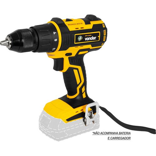 Parafusadeira e Furadeira Vonder IPFV 1819I com Impacto 1/2 18V - Sem Bateria e Carregador