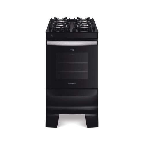 Fogão Atlas Agile Up Glass 4 Bocas Mesa de Vidro - Preto