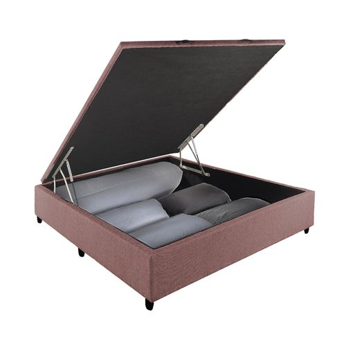 Box com Baú para Colchão Probon 1,38m - Marrom