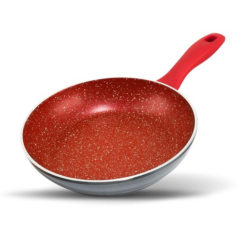 Frigideira Philco Antiaderente Redstone PPH240AFR 24cm 1,7 Litros - Cinza/Vermelho