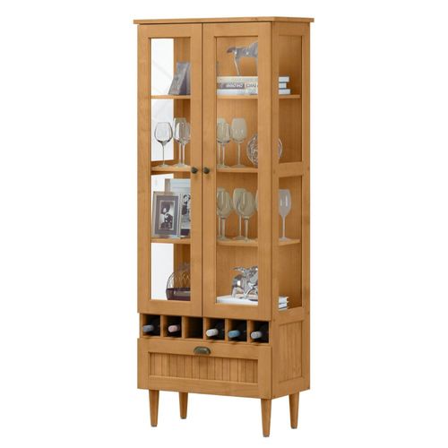 Cristaleira Roma Cavazotto 2 Portas - Freijo