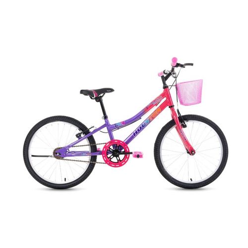 Bicicleta Houston Bixy Aro 20 - Roxo/Rosa
