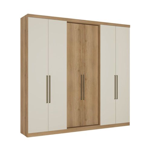 Roupeiro THB Passione 6 Portas Ultra Capuccino - Off White