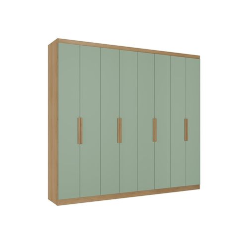 Roupeiro Milan 5822 THB 8 Portas - Capuccino com Menta