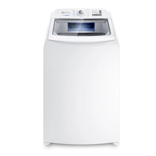 Lavadora de Roupa Electrolux LED17 Essential Care 17Kg Cesto Inox - Branca