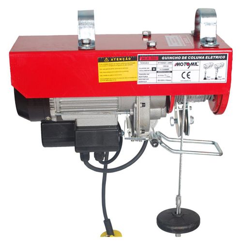 Guincho de Coluna Elétrico Motomil HA-105 Capacidade 300/600 Kg