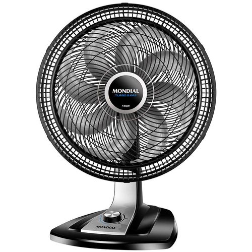 Ventilador Mondial 40cm VTX-40-8P Turbo 8 Pás - Preto
