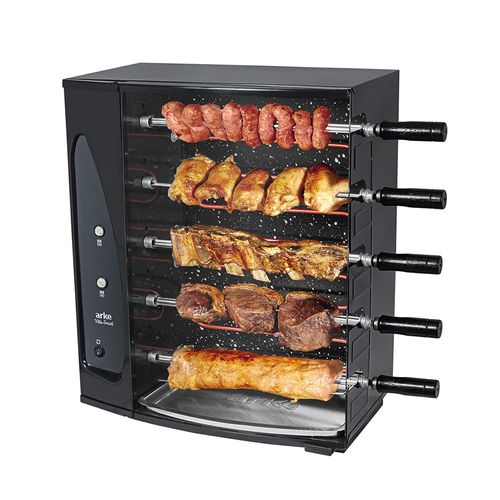 Churrasqueira Rotativa Arke Vitta Smart Elétrica 5 espetos